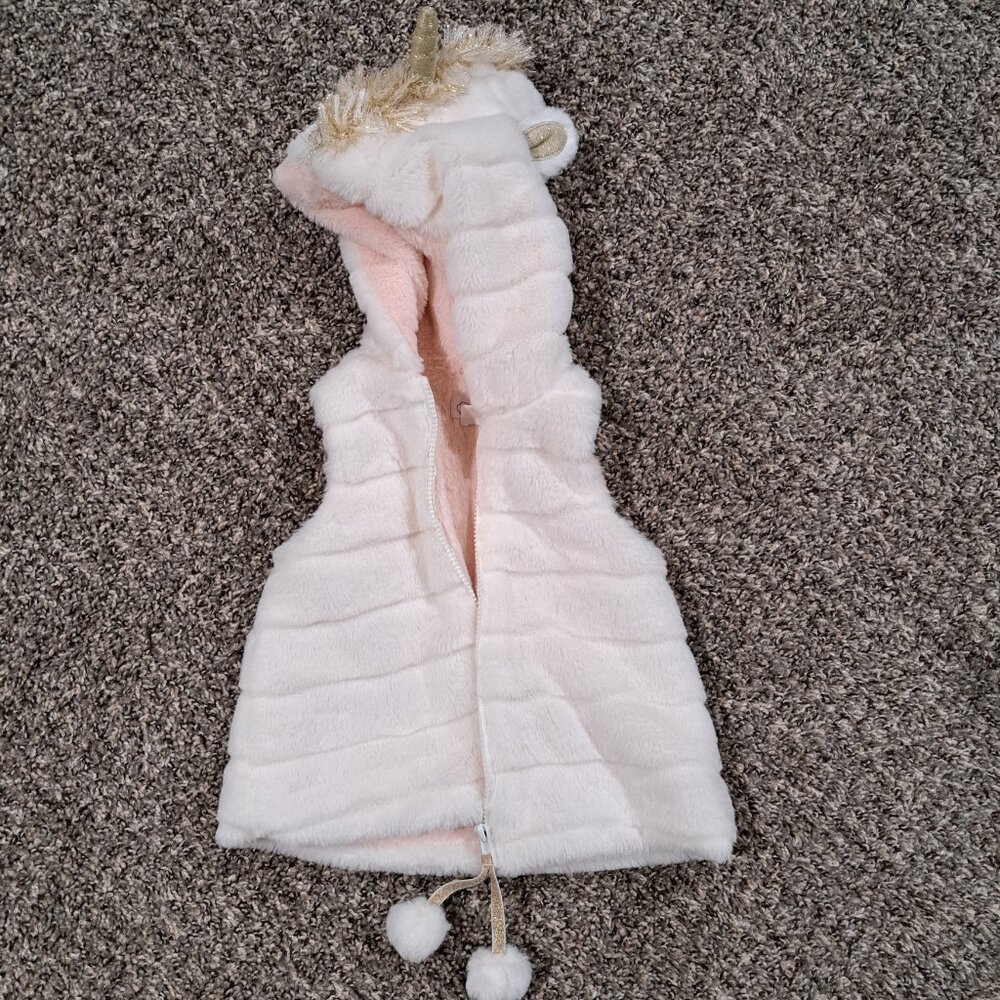 Unicorn fluffy vest